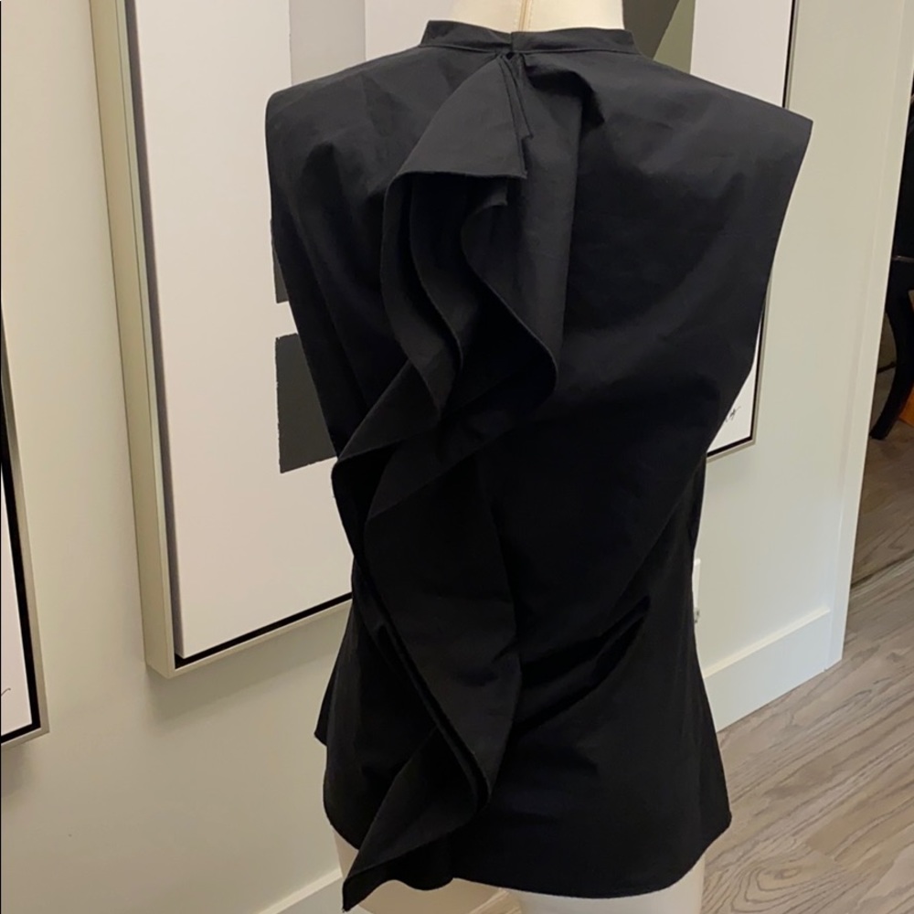 Hache ultra ruffled blouse